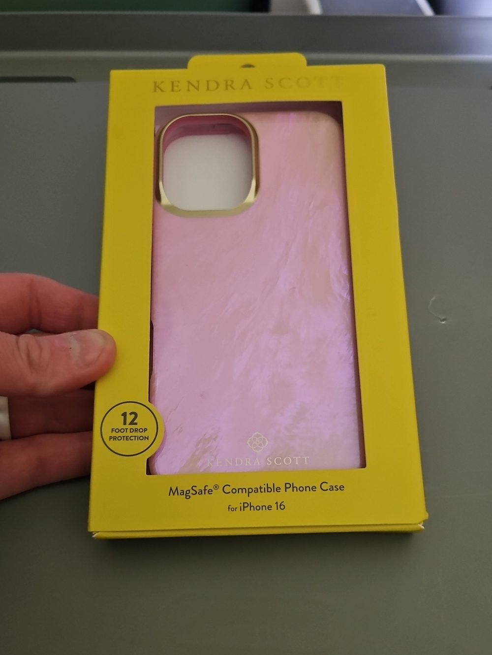 Kendra Scott iPhone 16 Phone Case with MagSafe - Pink: NEW IN BOX